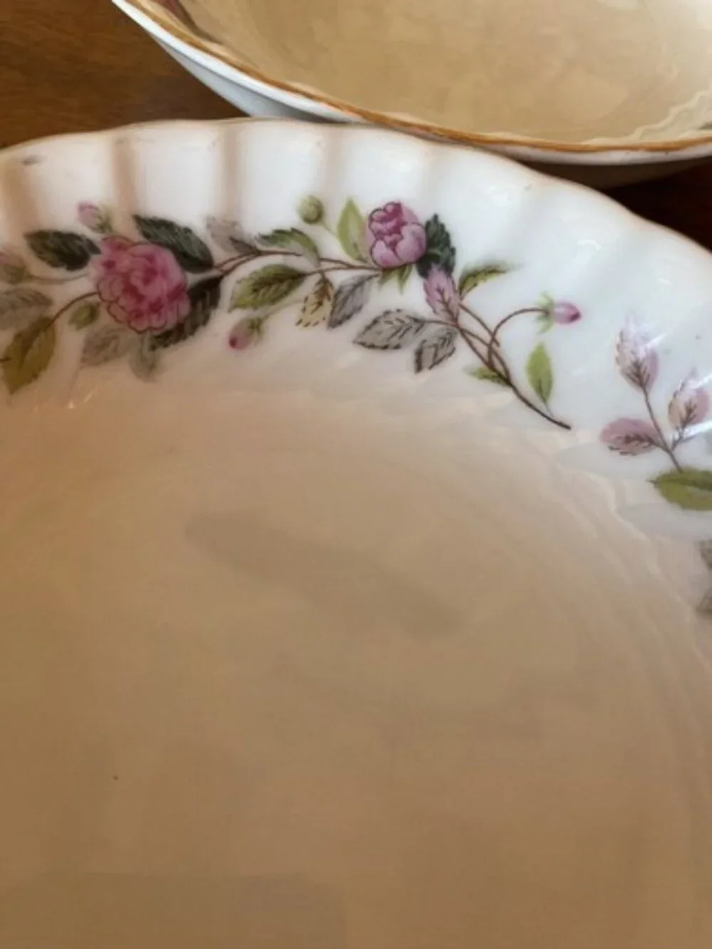 4 Vintage Creative Fine China Regency Pink Rose Fruit Bowls 5.5